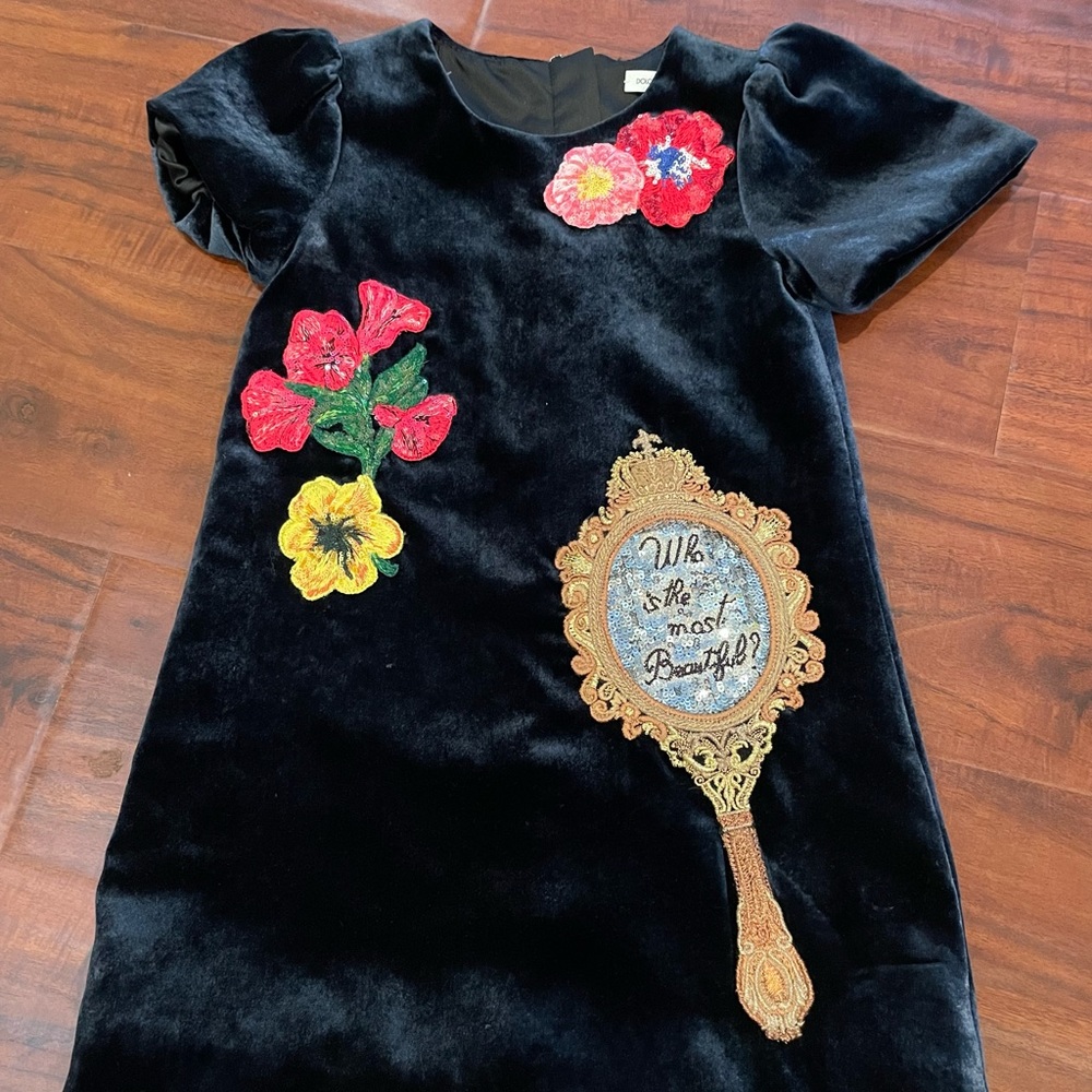 COPY - Dolce & Gabbana Velvet Fancy Dress